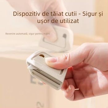 Deschizător magnetic pentru cutii din ceramică, cuțit portabil pentru despachetare cu lamă retractabilă automată