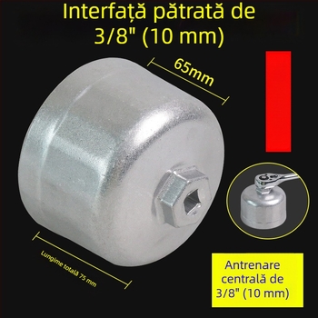 Cheie pentru filtru de ulei, tip capac, Ø86,6 mm, 16 dinți, pentru Mercedes-Benz și Volvo