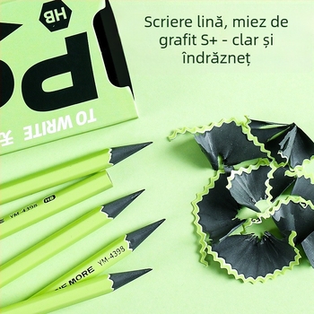 Moka Creion verde mic pentru elevii din învățământ primar - Creion HB pentru corectarea prinderii
