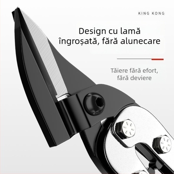 Foarfecă multifuncțională pentru tablă și foarfă de aviație pentru metal – tăiere tablă, grilaj de tavan și cadru din oțel ușor
