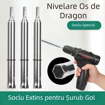 Cap hexagonal lung pentru șuruburi goale în sisteme de tavane din oțel ușor