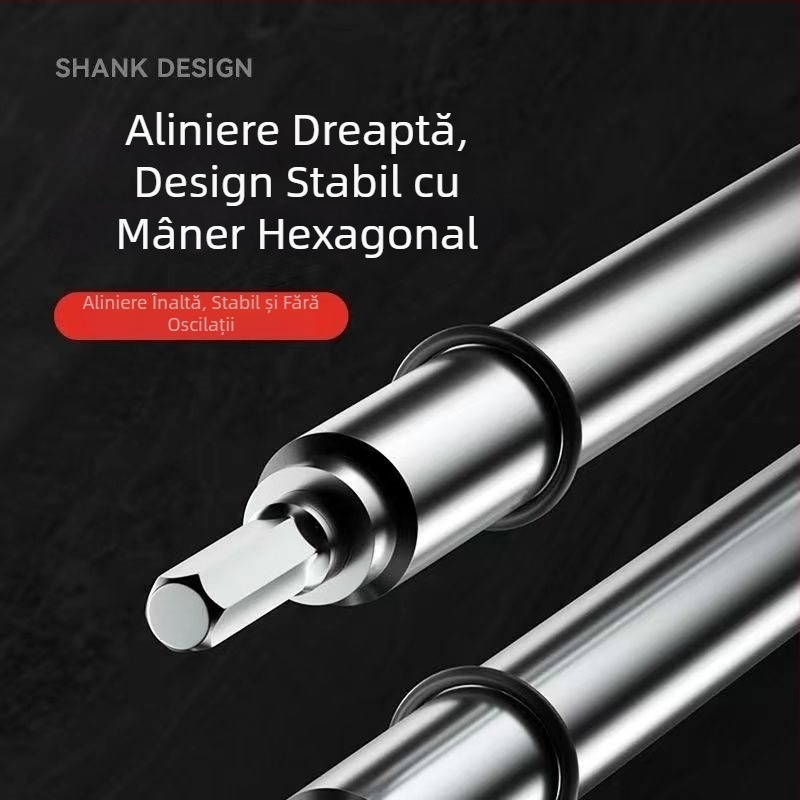 Cap hexagonal lung pentru șuruburi goale în sisteme de tavane din oțel ușor
