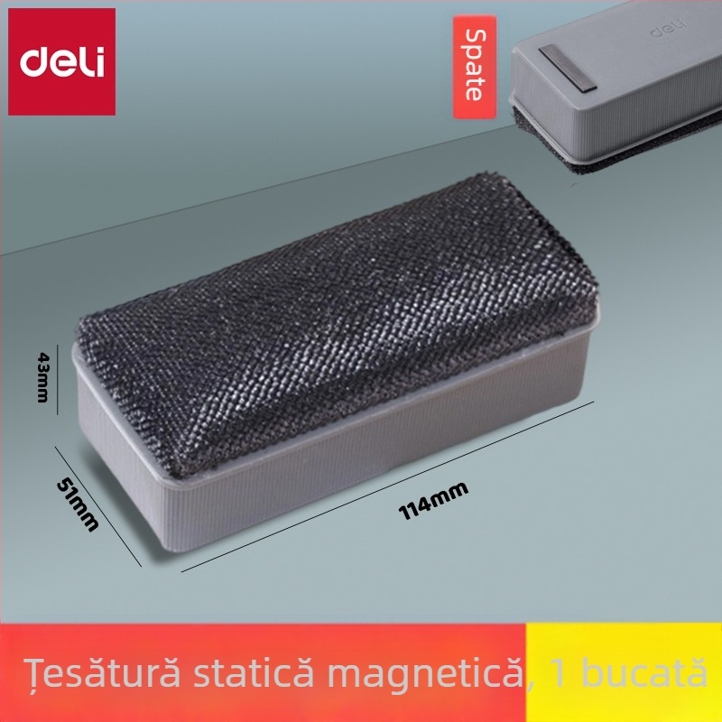 Deli 7837 Radieră magnetică pentru tablă albă din sticlă