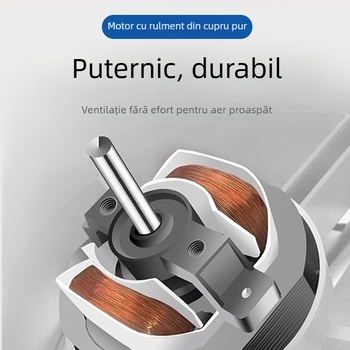 Ventilator de evacuare pentru baie, tip fereastră, silențios, cu cap de ciupercă, montat pe perete, impermeabil