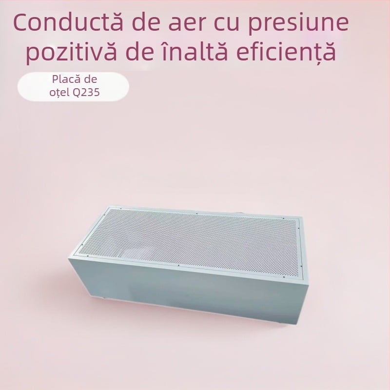 Difuzor de tavan cu flux laminar, placă de oțel Q235; difuzor perforat din oțel inoxidabil și aliaj de aluminiu, acoperire spray
