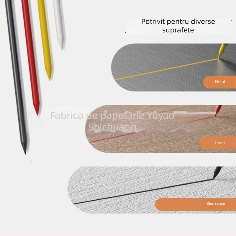 Pix nou de tâmplă pentru găuri adânci – set de miezuri colorate din sticlă, vârf 1,0 mm, reîncărcare 2,8 mm, nucleu de tâmplă de a patra generație pentru marcaj