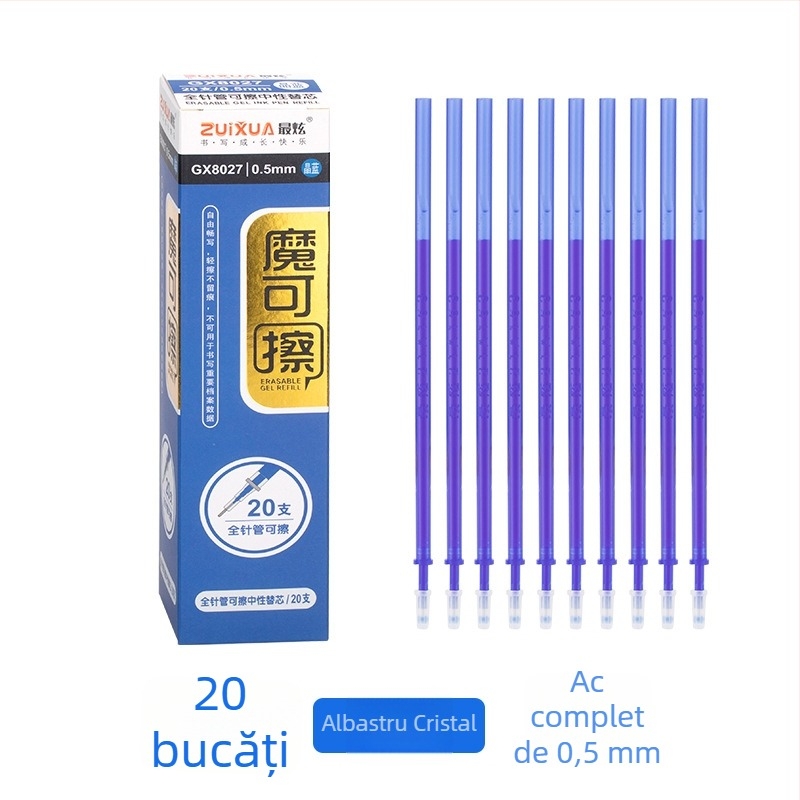 Set de 20 rezerve ștergătoare pentru caligrafie, 0,5 mm, cartuș complet