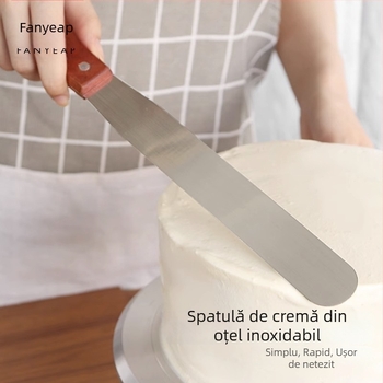 Fan yi A1P30 - Spatulă din aluminiu pentru decorarea prăjiturilor cu cremă