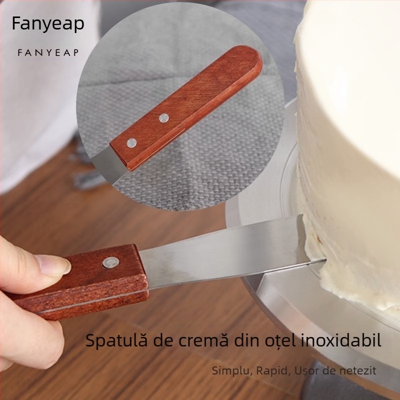 Fan yi A1P30 - Spatulă din aluminiu pentru decorarea prăjiturilor cu cremă