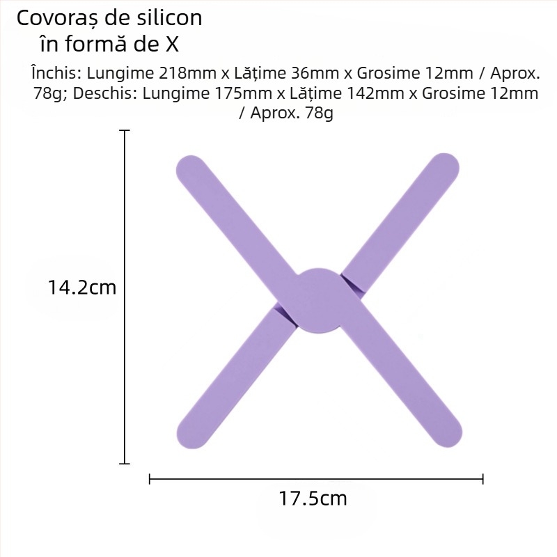 Covoraș din silicon cu izolare încrucișată pentru masă, suport pentru pahare, anti-arsuri, suport pentru farfurii, oale și caserole