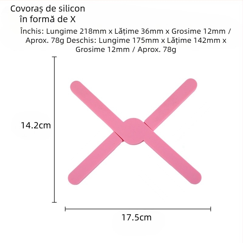 Covoraș din silicon cu izolare încrucișată pentru masă, suport pentru pahare, anti-arsuri, suport pentru farfurii, oale și caserole