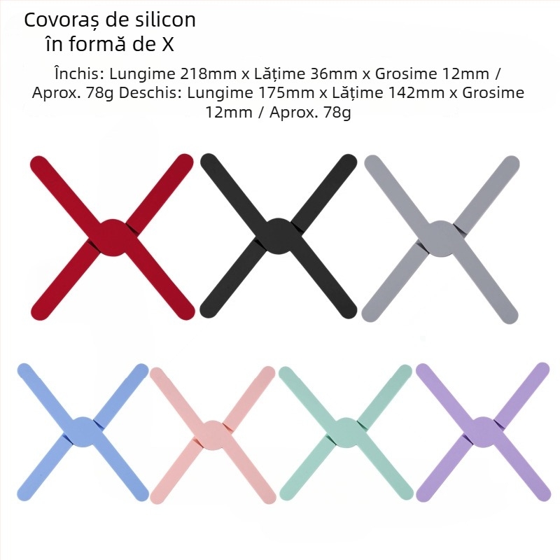 Covoraș din silicon cu izolare încrucișată pentru masă, suport pentru pahare, anti-arsuri, suport pentru farfurii, oale și caserole
