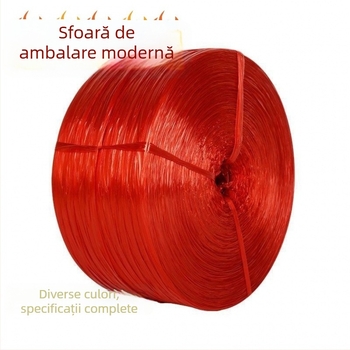 Sfoară de ambalare din nylon, torsadată, pentru legare și sigilare, disponibile în diferite lățimi și culori