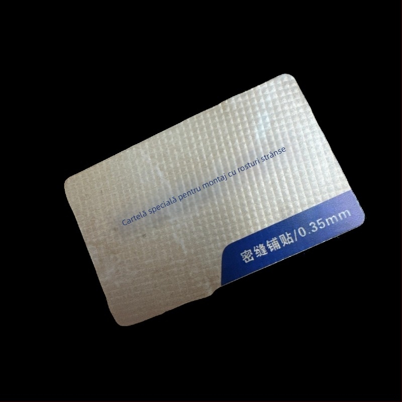Carte specială pentru montaj fără rosturi, carduri de etanșare de 0.35 mm și 0.5 mm, instrument de nivelare pentru distanțierea rosturilor și placare fără rosturi a plăcilor din piatră