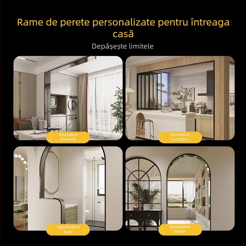 Cadrul de ușă pentru lift din oțel inoxidabil 304, cu margine decorativă
