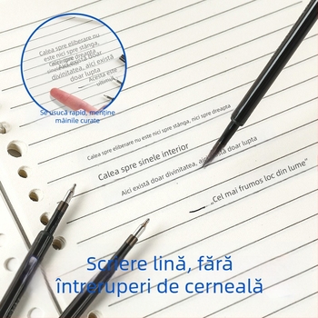 Le Xuan refil gel ștergător termic pentru stiloul CS, 0,5 mm, albastru cristal, cutie cu 20 de bucăți