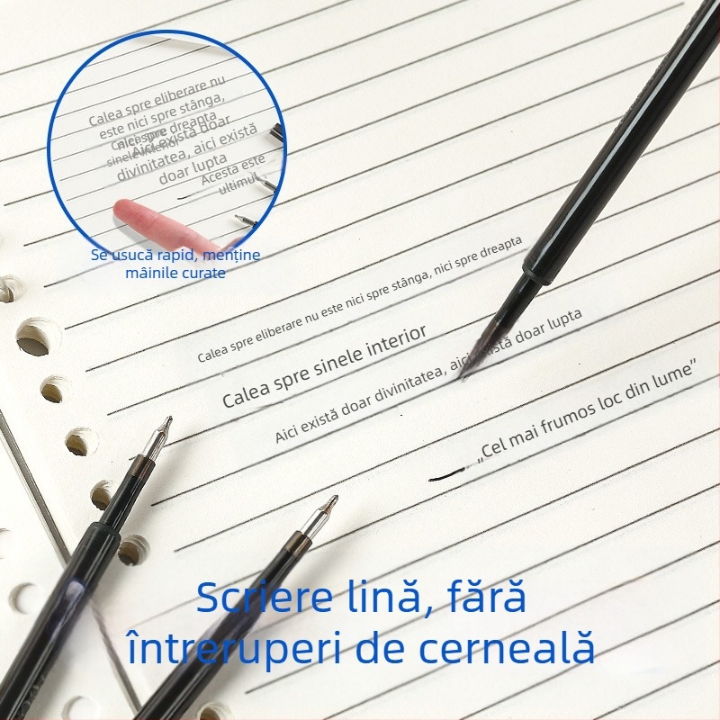 Le Xuan refil gel ștergător termic pentru stiloul CS, 0,5 mm, albastru cristal, cutie cu 20 de bucăți