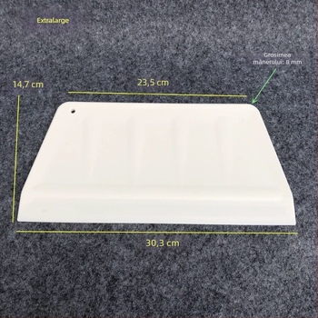 Lopată din plastic pentru foi de orez, extra-large, groasă, formă trapezoidală