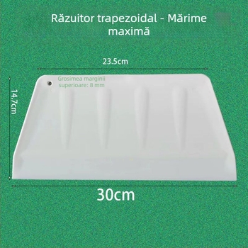 Lopată din plastic pentru foi de orez, extra-large, groasă, formă trapezoidală