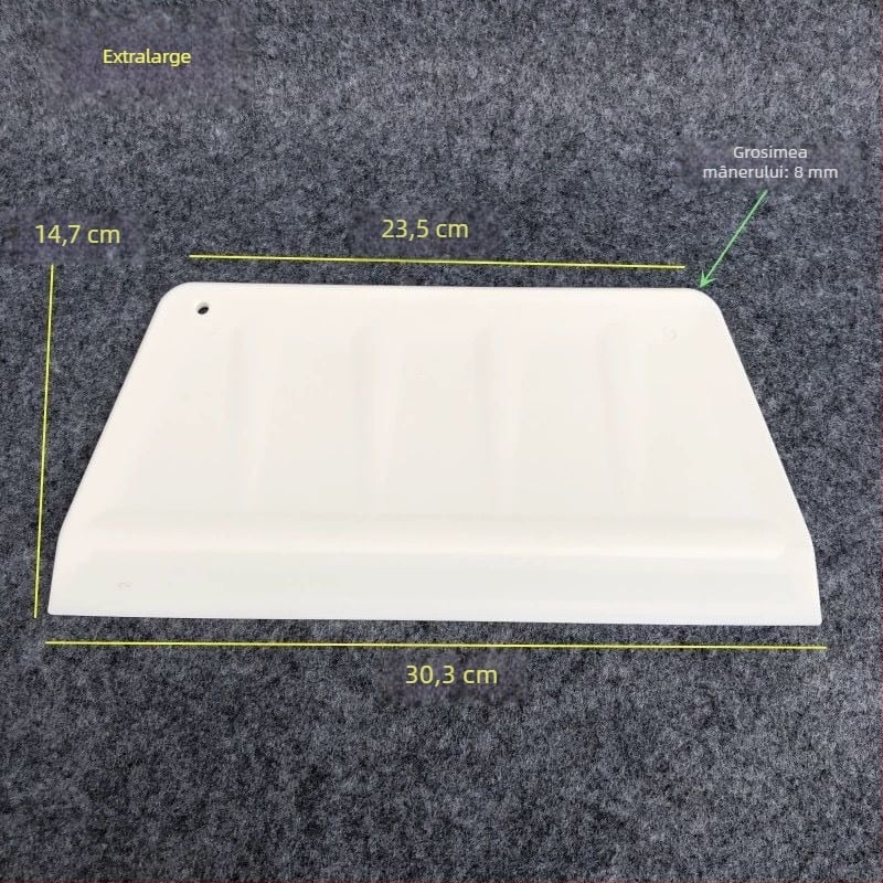 Lopată din plastic pentru foi de orez, extra-large, groasă, formă trapezoidală