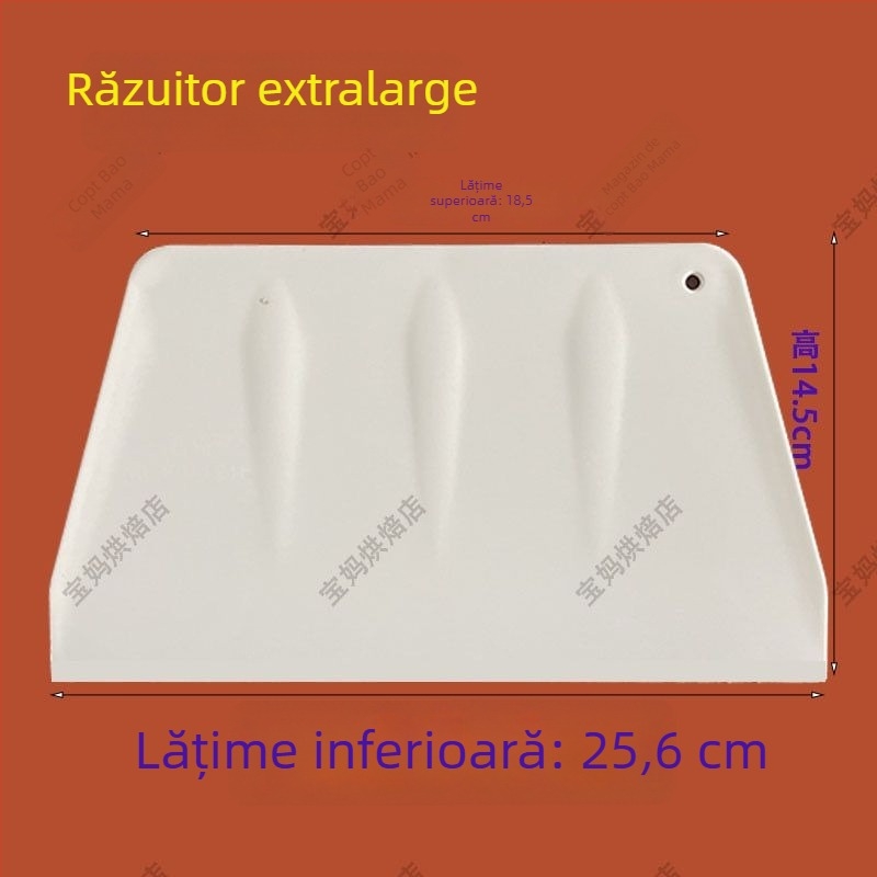Lopată din plastic pentru foi de orez, extra-large, groasă, formă trapezoidală