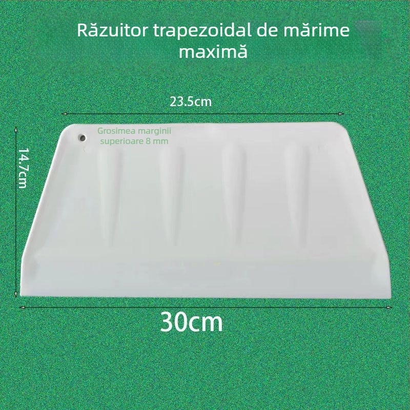 Lopată din plastic pentru foi de orez, extra-large, groasă, formă trapezoidală