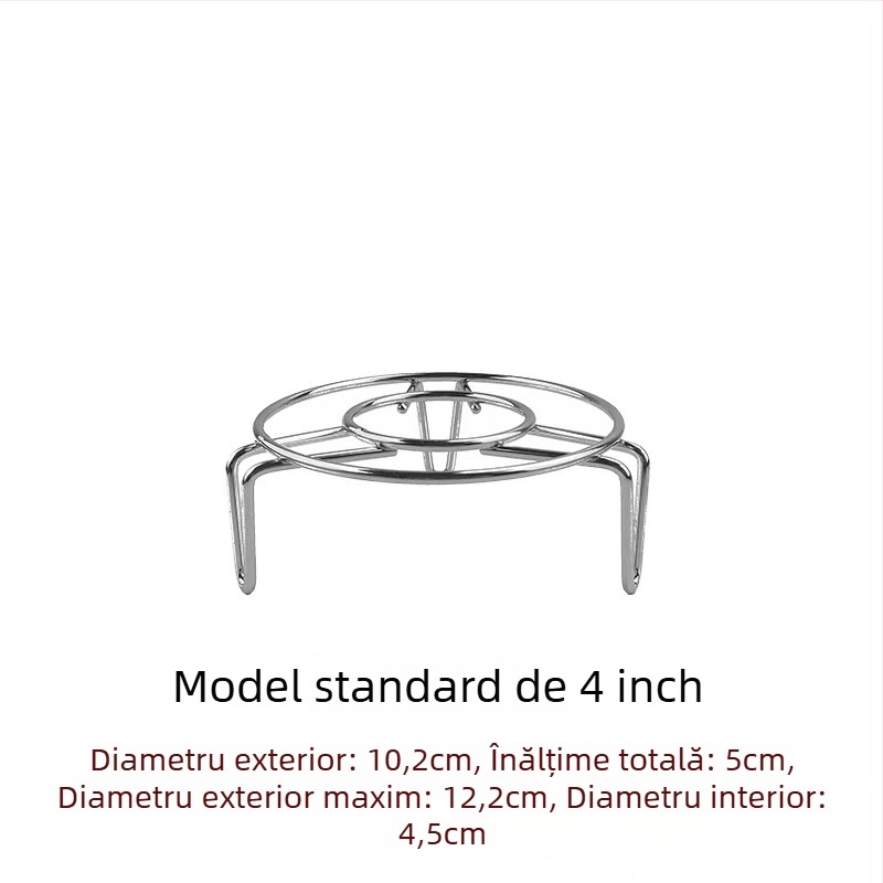 304 oțel inoxidabil – suport mini pentru abur cu înălțime reglabilă – suport mic pentru oală de sănătate și termos