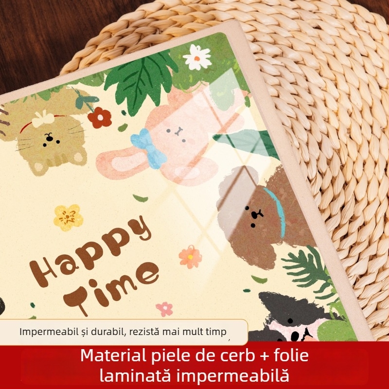 Album foto cu mare capacitate, cu pagini intercalate pentru amintiri și memorie familială, pentru cea mai bună prietenă, dimensiuni 5–6 inch, spațiu pentru șase fotografii, premium