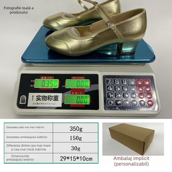 Pantofi de dans pentru femei, talpă moale, noi pentru toate anotimpurile, pantofi de dans pătrați cu toc mediu, pantofi de practică pentru profesori, pantofi de dans social marin