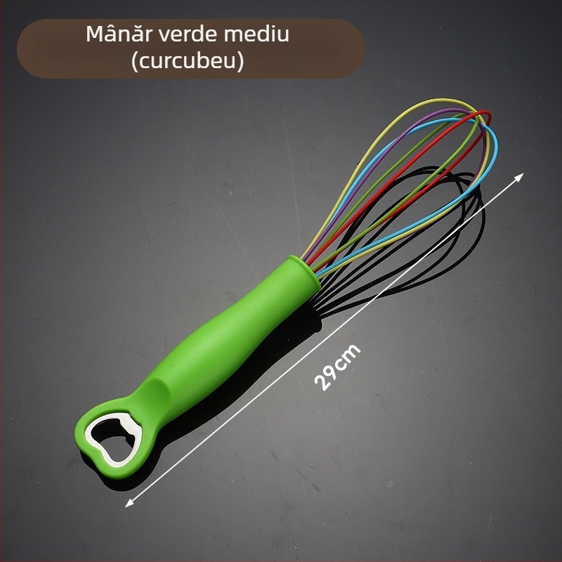 Tel pentru ouă din oțel inoxidabil cu deschizător de sticle – ustensile de bucătărie pentru coacere