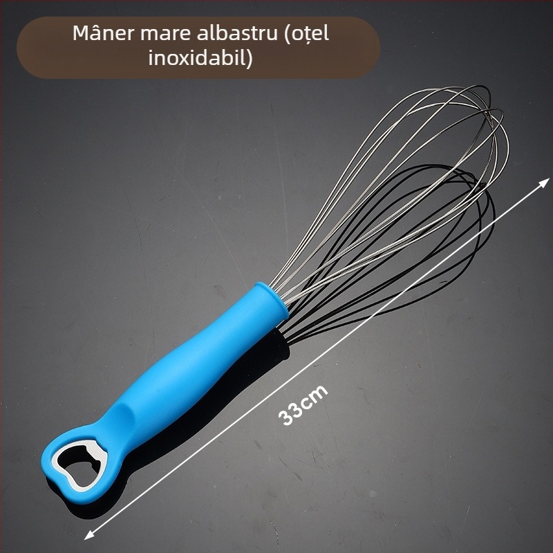 Tel pentru ouă din oțel inoxidabil cu deschizător de sticle – ustensile de bucătărie pentru coacere
