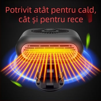 Încălzitor auto portabil 12V/24V, cu funcție de dezgheț NO-020