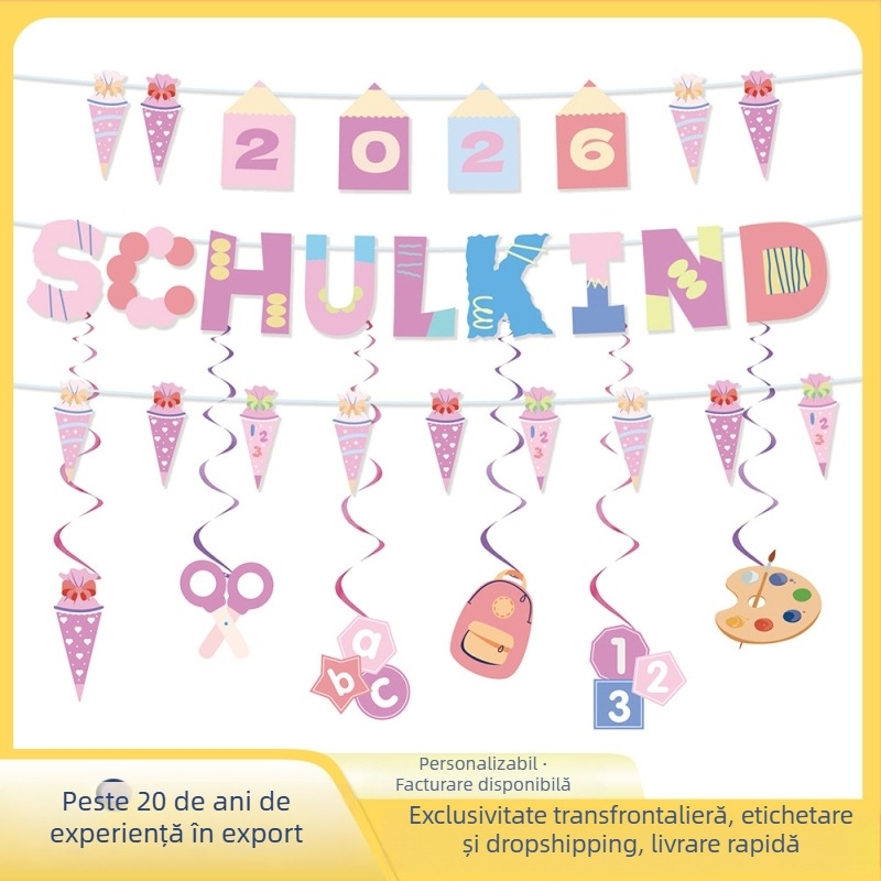 Bannere tematice Back-to-School pentru decorarea sălii de clasă