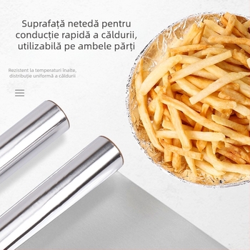 Klinley folie de aluminiu în cutie – uz casnic, grătar, coacere, tavă de copt, folie de aluminiu, hârtie pentru air fryer