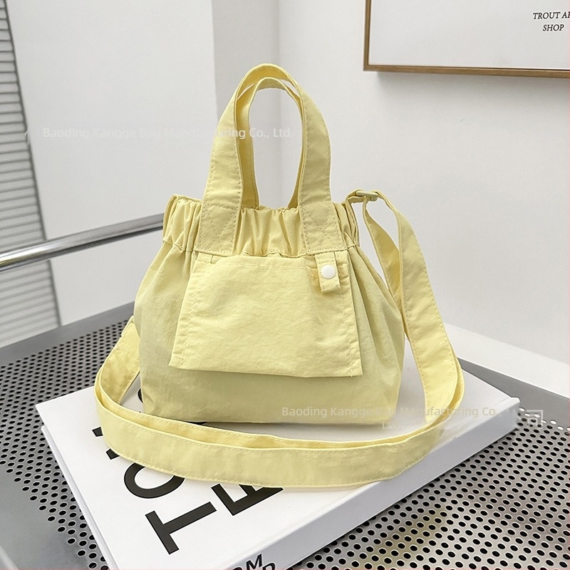 Toamnă 2025 Mini Geantă crossbody din nylon cu blocuri colorate pentru femei