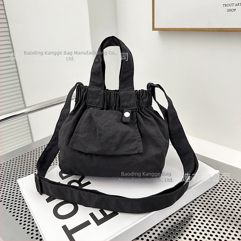 Toamnă 2025 Mini Geantă crossbody din nylon cu blocuri colorate pentru femei