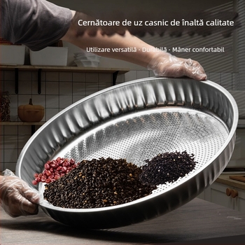 Xu Niu sită metalică pentru grădină, sită mare pentru sol și nisip, potrivită pentru cereale și pietriș