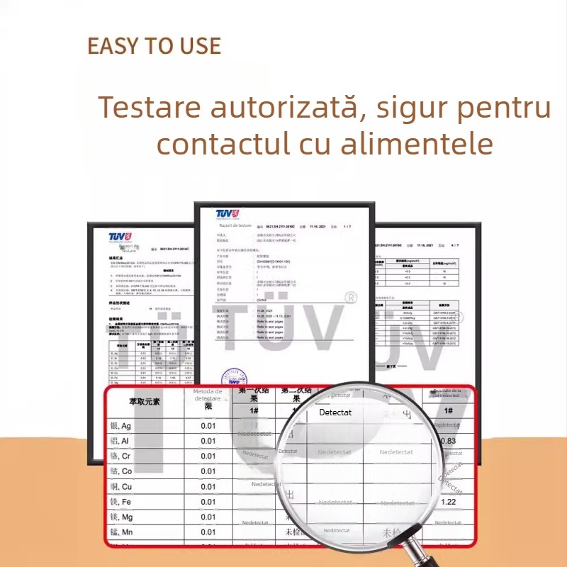 Tavă din folie de aluminiu pentru friteuza cu aer, cutie pentru copt cu hârtie siliconată care absoarbe uleiul, de calitate alimentară