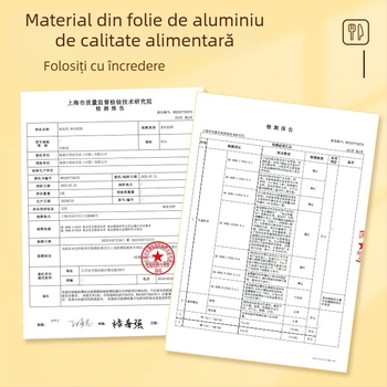 Miaojie folie de aluminiu groasă, rolă de 20 m, pentru uz alimentar, rezistentă la temperaturi înalte, potrivită pentru grătar, cuptor și friteuză cu aer