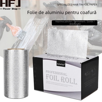 Folie groasă de aluminiu pentru manichiură și saloane de coafură – folie pentru îndepărtarea lacului și decolorarea părului