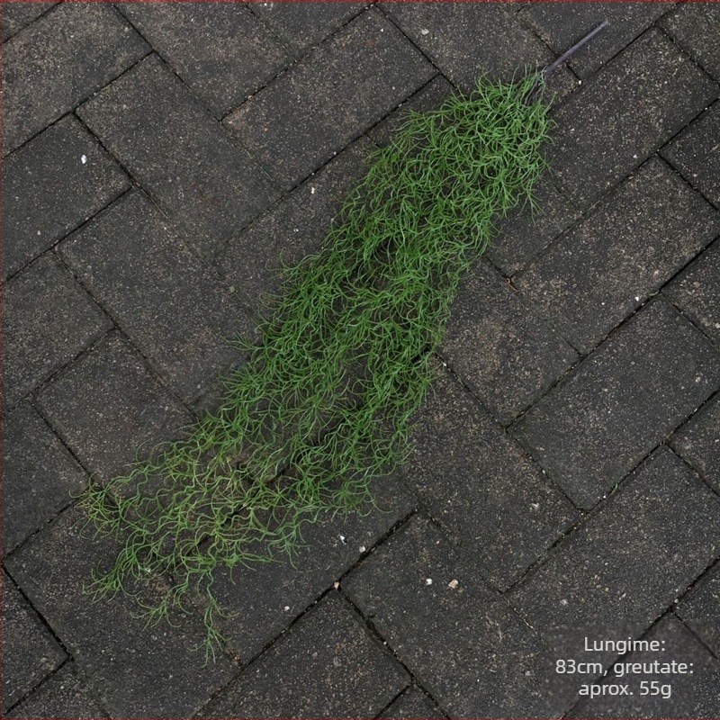 Plantă verde artificială, atârnată, decor de perete cu ananas alb din plastic