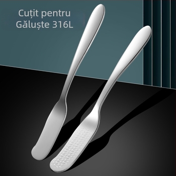 Lingură de umplere din oțel inoxidabil 316L pentru colțunași și wonton, lingură de amestecare, unelte de bucătărie