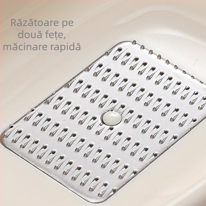 Set ECHO pentru usturoi: răzător din plastic pentru usturoi, măcinător din oțel inoxidabil pentru usturoi, decojit usturoi, măcinător pentru pastă de usturoi