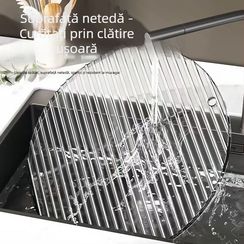 Tavă circulară antiaderentă pentru găluște cu capac, pentru bucătărie de acasă