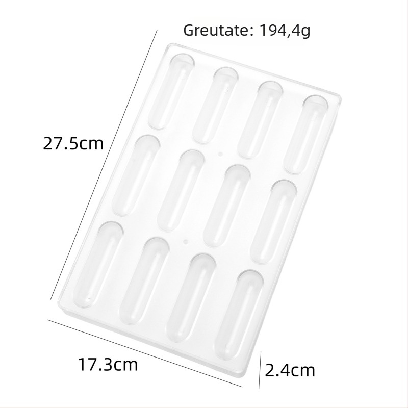 Forme din plastic pentru ciocolată pentru coacere — frunză de arțar, inimă, picătură, formă de ou de pasăre, cilindru, model spiral, diamant, semisferă, pătrat, krizantemă