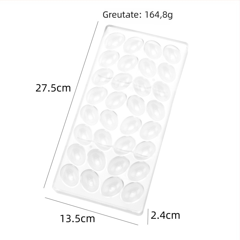 Forme din plastic pentru ciocolată pentru coacere — frunză de arțar, inimă, picătură, formă de ou de pasăre, cilindru, model spiral, diamant, semisferă, pătrat, krizantemă