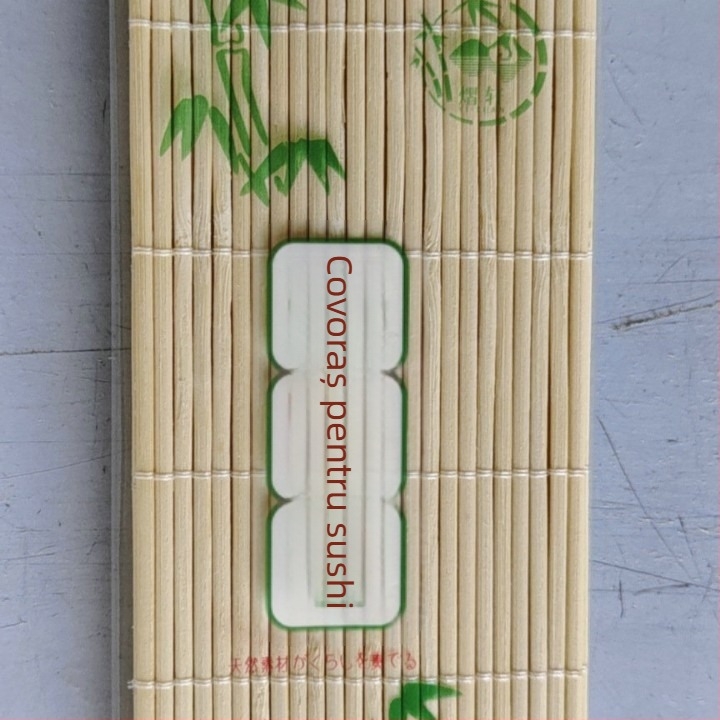 Covoraș de rulare sushi din bambus, stil japonez, pentru uz casnic