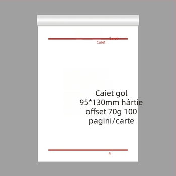 Grain caiet compact cu note lipicioase, note din hârtie de orez și pagini albe detașabile