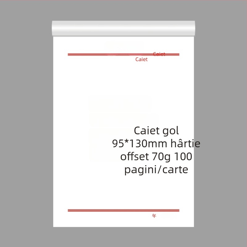 Grain caiet compact cu note lipicioase, note din hârtie de orez și pagini albe detașabile