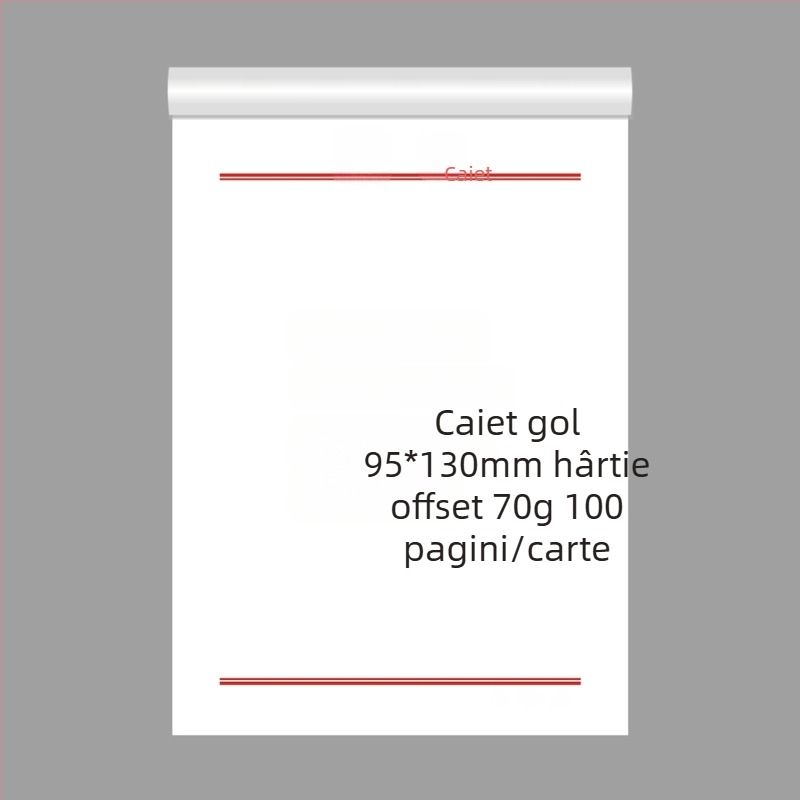 Grain caiet compact cu note lipicioase, note din hârtie de orez și pagini albe detașabile